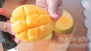 Hoe snij je een mango